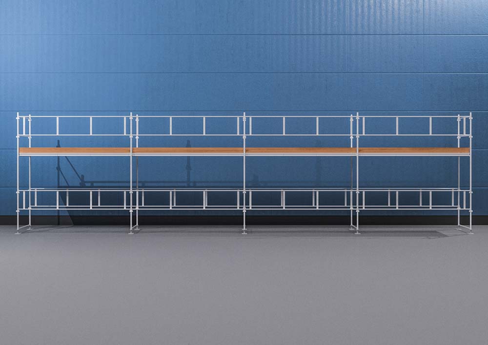 Stillas Ram 12x4 m - Stål Stillas Ram 12x4 m - Stål
