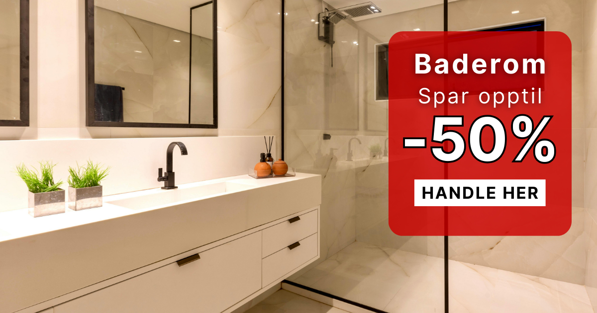 Tilbud på baderomsinnredning Tilbud på baderomsinnredning
