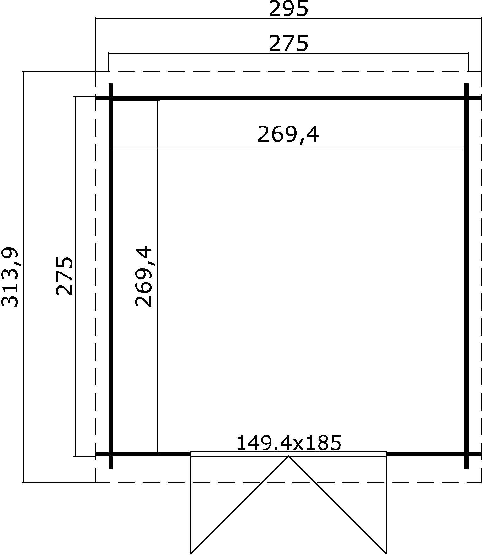 Bod Simone B - 8,7 m² Bod Simone B - 8,7 m²