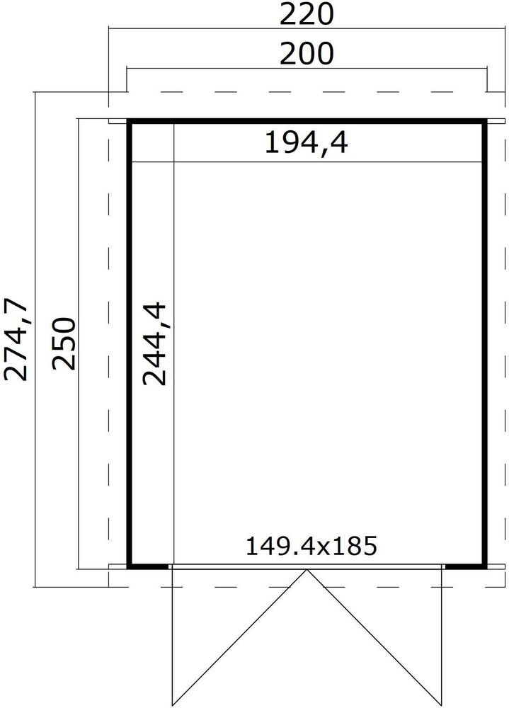 Bod Sammi B - 5 m² Bod Sammi B - 5 m²