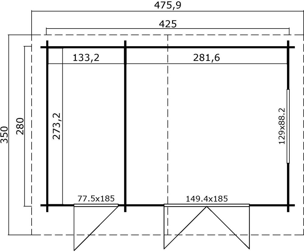 Anneks Kelli 34 - 11,9 m² Anneks Kelli 34 - 11,9 m²