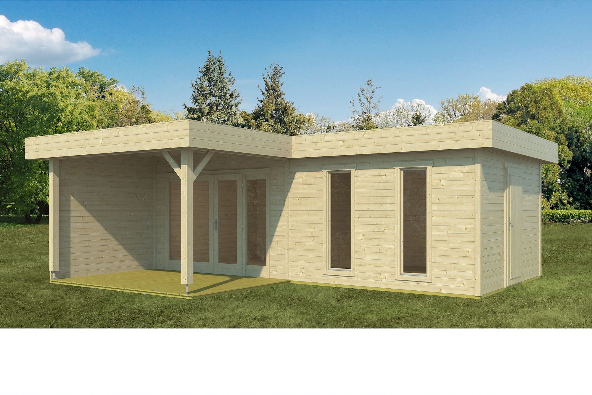 Attefall hus Bravo B - 24,5 m² Attefall hus Bravo B - 24,5 m²