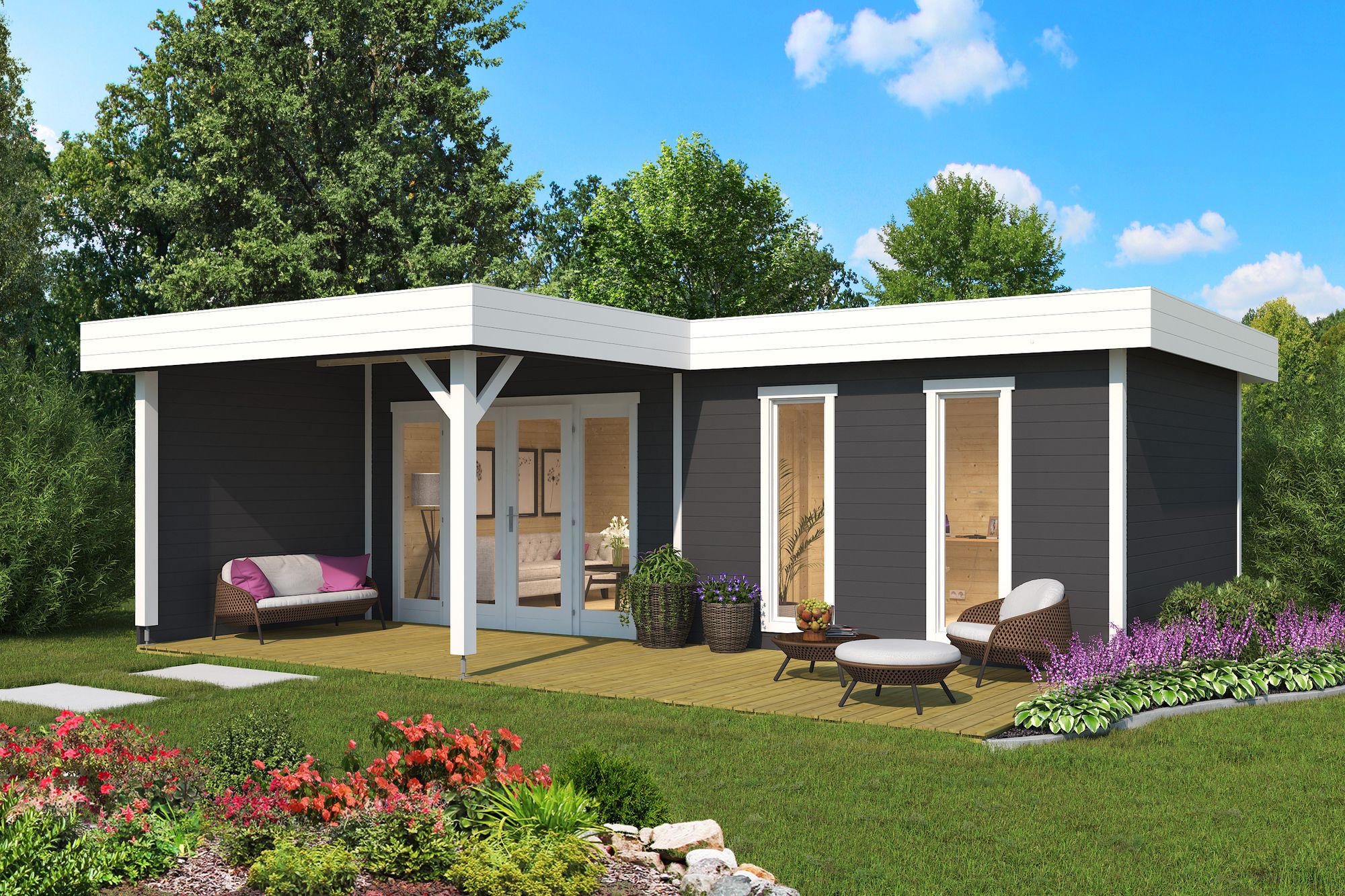 Attefall hus Bravo B - 24,5 m² Attefall hus Bravo B - 24,5 m²