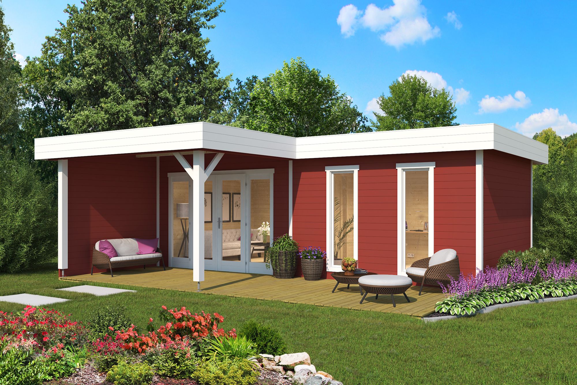 Attefall hus Bravo B - 24,5 m² Attefall hus Bravo B - 24,5 m²