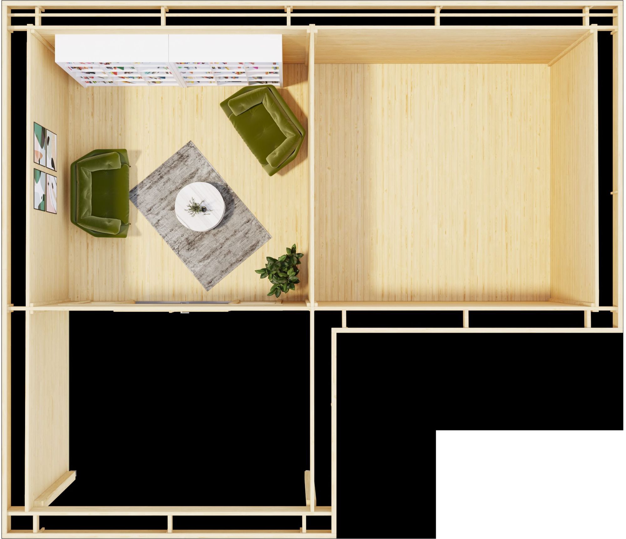 Attefall hus Bravo B - 24,5 m² Attefall hus Bravo B - 24,5 m²
