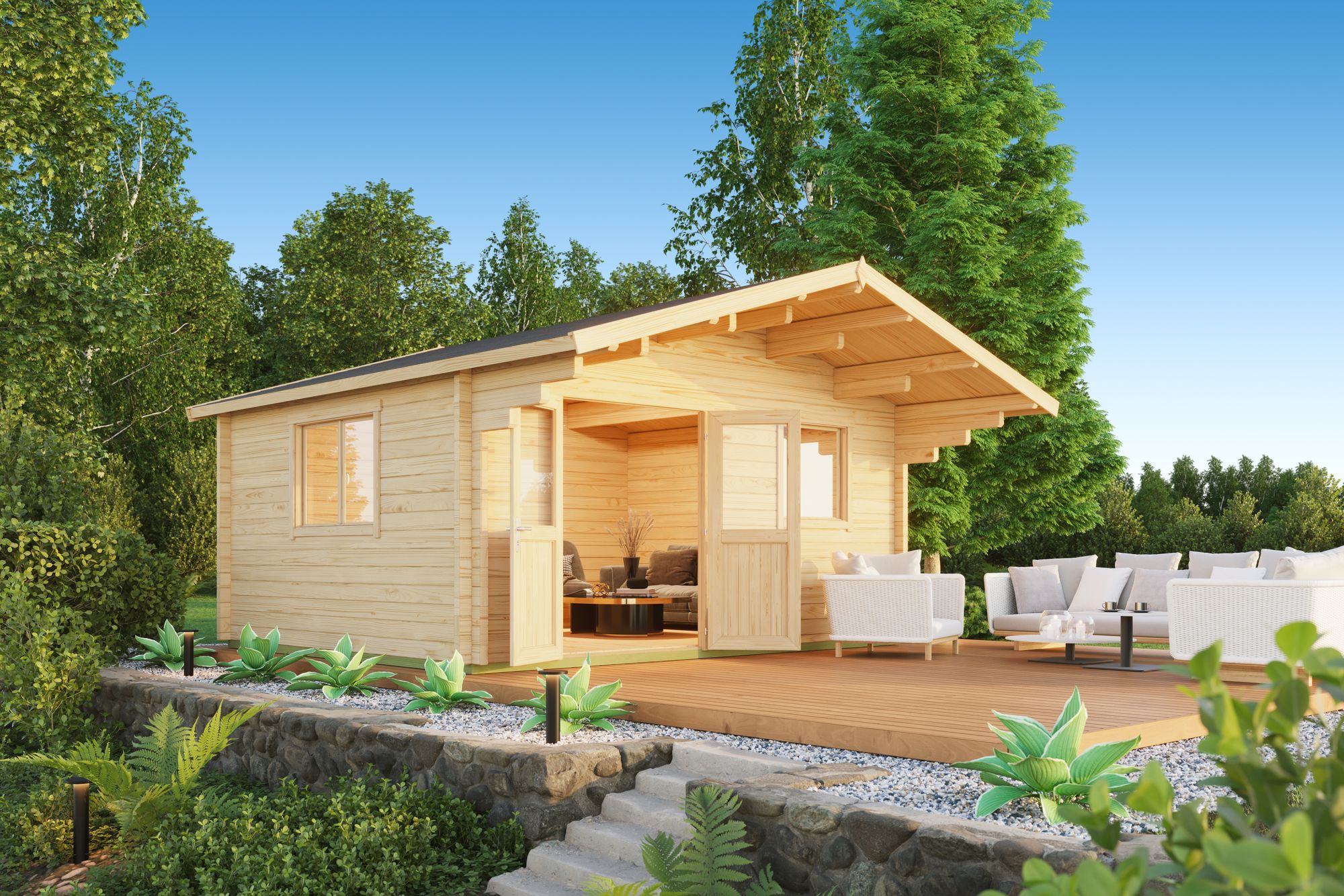 Attefall hus Bodil C - 20,7 m² Attefall hus Bodil C - 20,7 m²