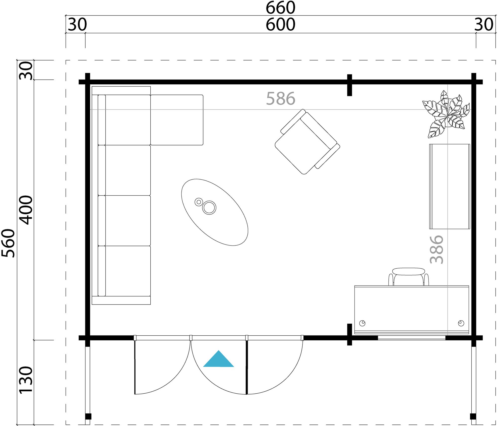 Attefall hus Torvald - 26 m�
