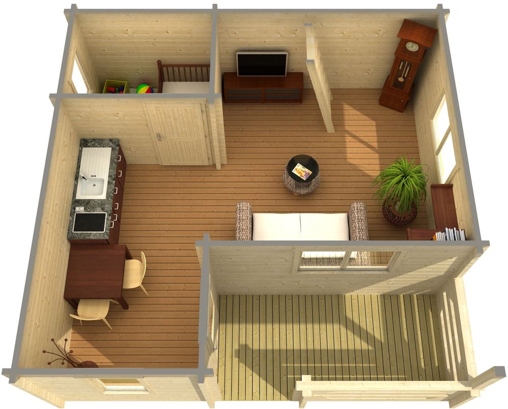 Fritidshus Tindra - 31,3 m�