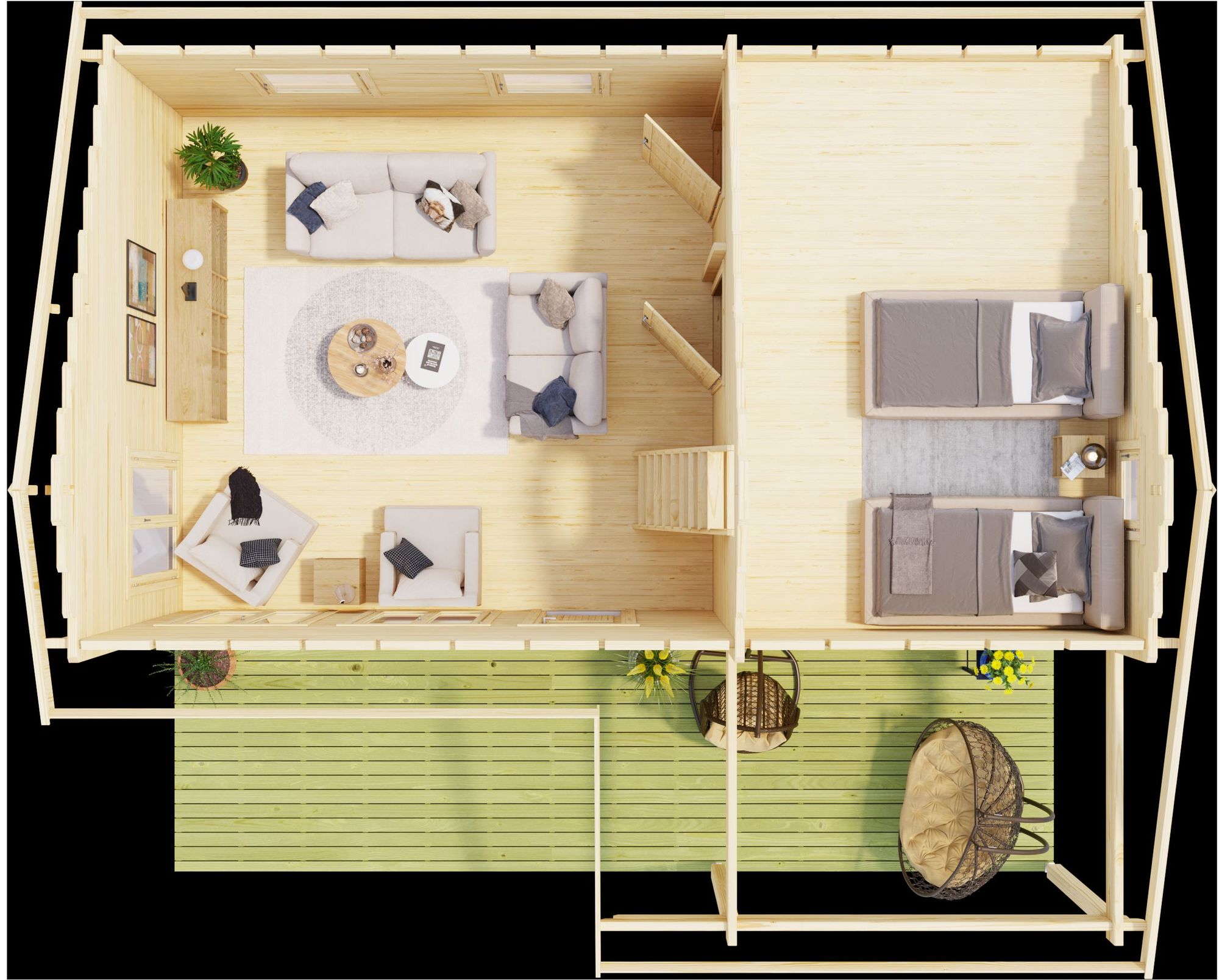 Feriehus Barbro B - 39,6 m² Feriehus Barbro B - 39,6 m²