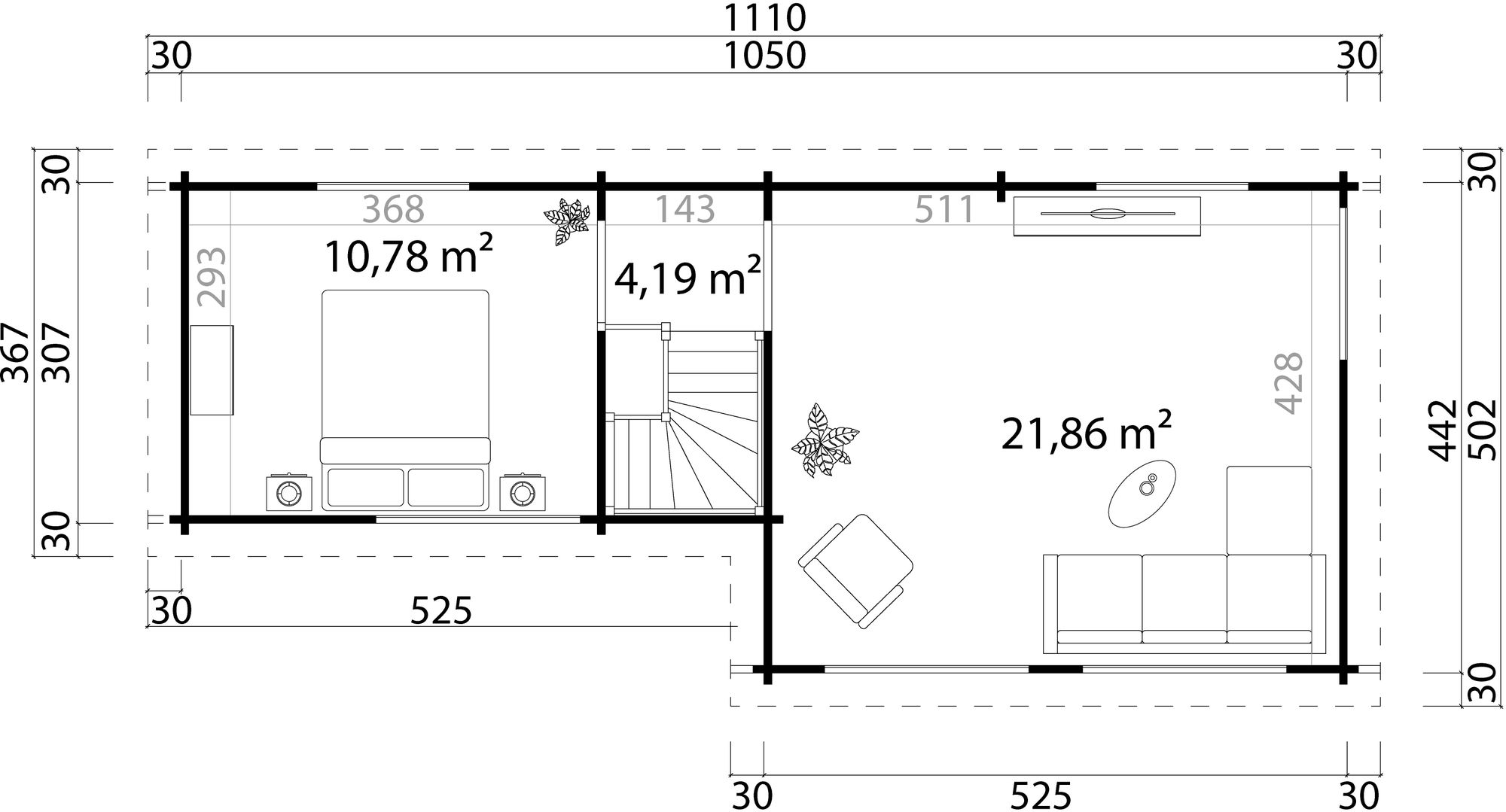 Feriehus Eleonor B - 80,7 m² Feriehus Eleonor B - 80,7 m²