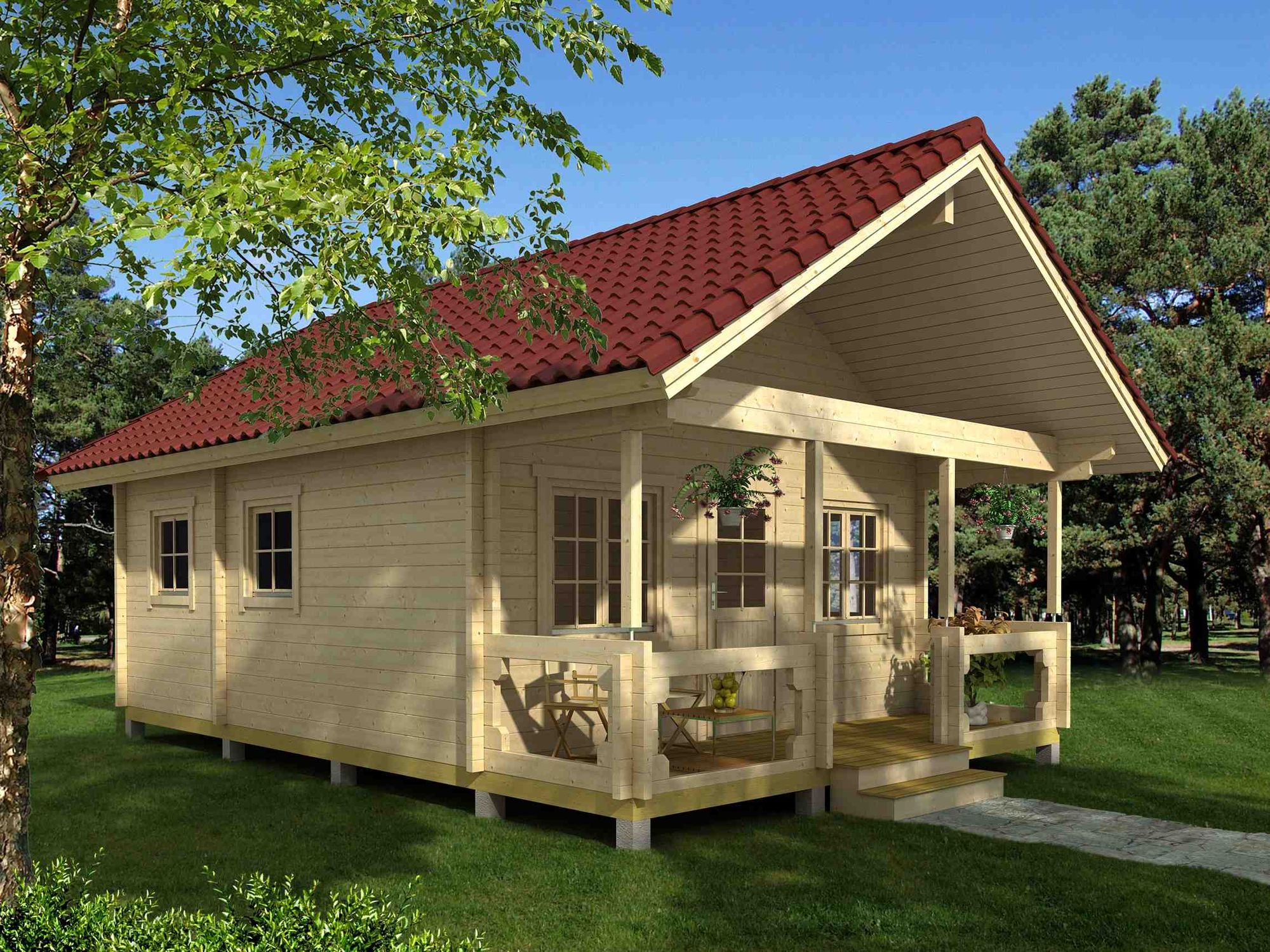 Feriehus Ivar B - 36,9 m² Feriehus Ivar B - 36,9 m²