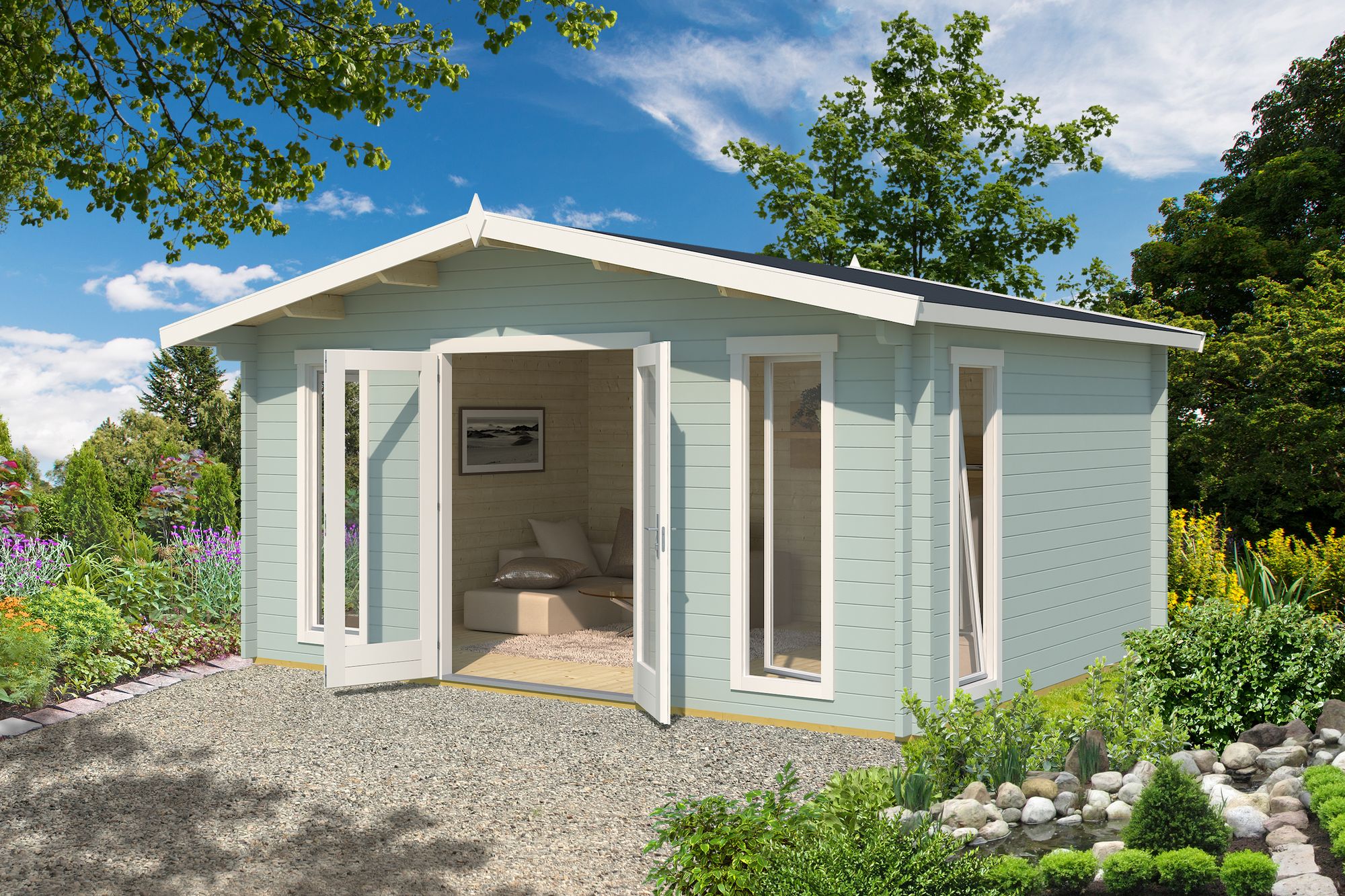 Attefall hus Viola Silver - 19 m² Attefall hus Viola Silver - 19 m²