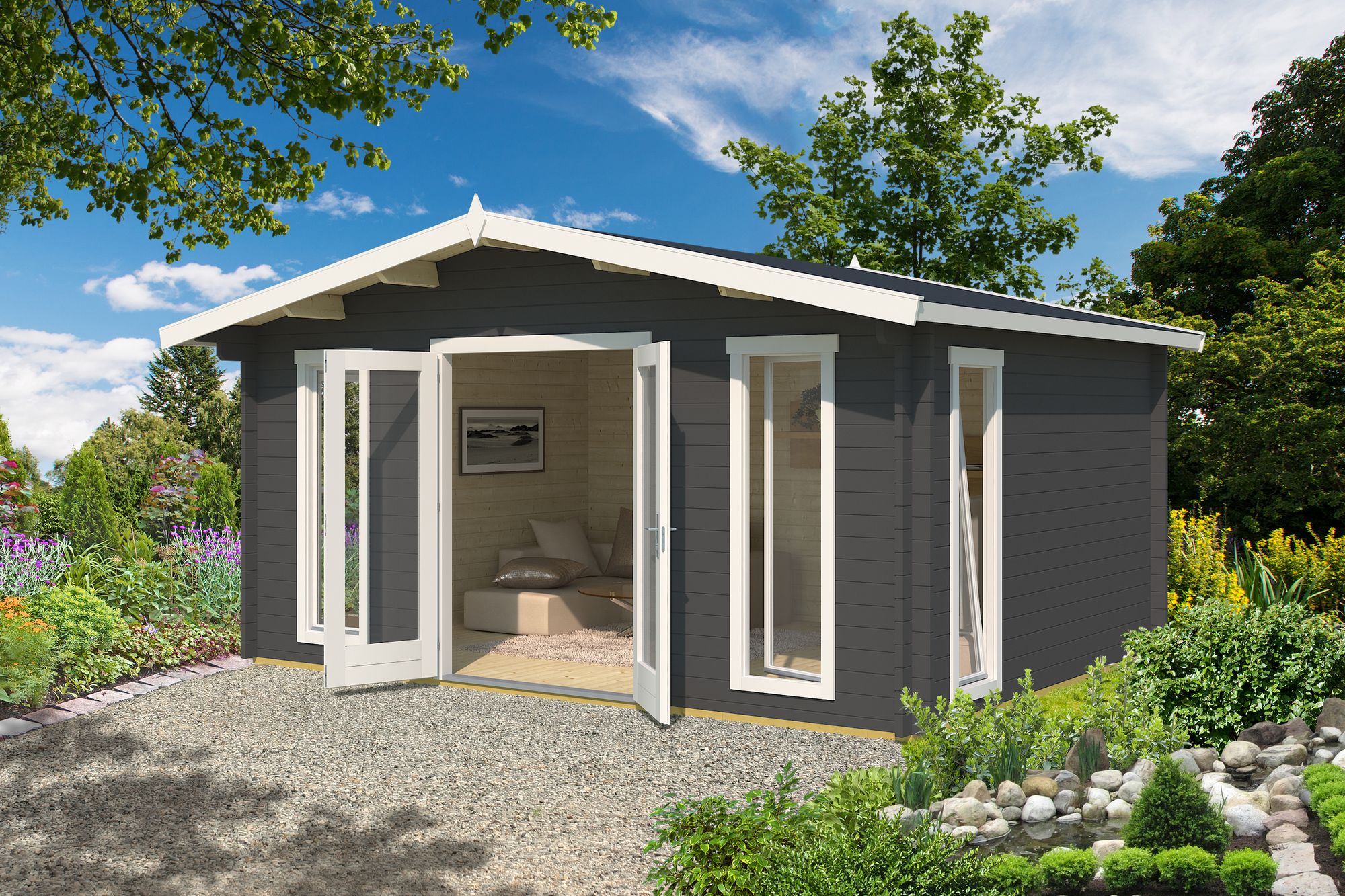 Attefall hus Viola Silver - 19 m² Attefall hus Viola Silver - 19 m²