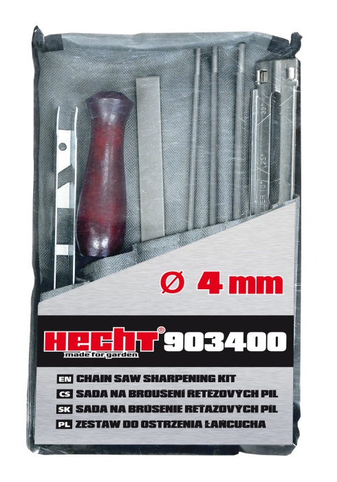 Filesett for motorsagkjede - 4,0 mm