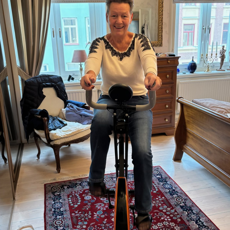 Kundebilde Sammenleggbar ergometersykkel med magnetisk motstand - TD001X-1