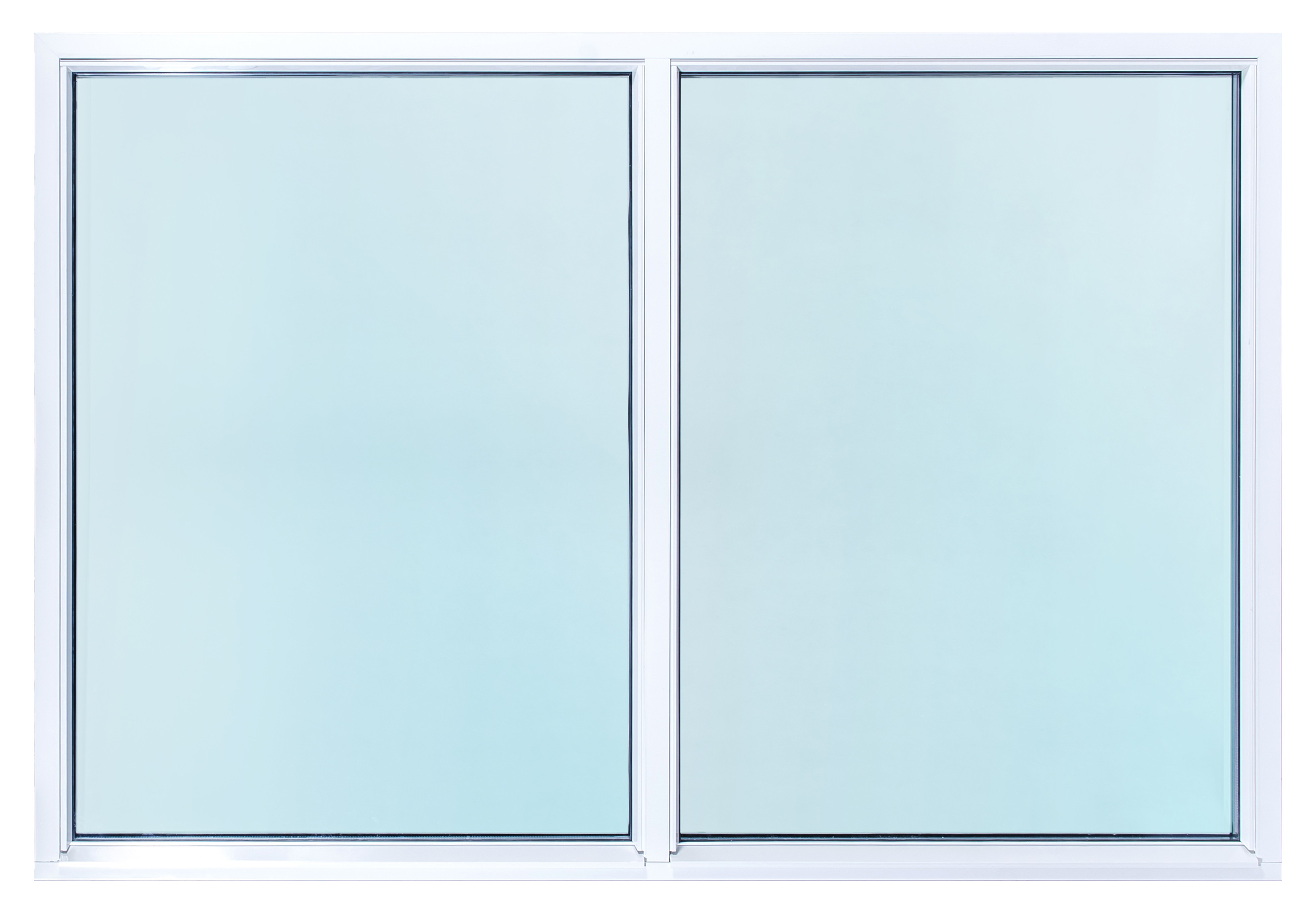 Vindu Aluminium/Tre Fastkarm Post - 3-lags U-verdi 1,1 + Ramme ermer