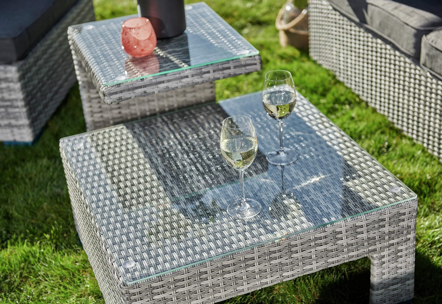 Sl�ttvik byggbar loungegruppe med 5 deler - Gr�