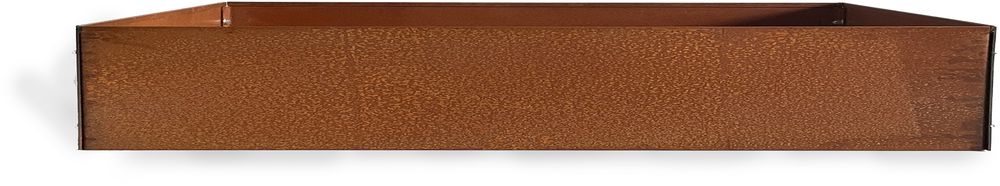 Corten st�lpotter rektangul�r - 20x60x80 cm