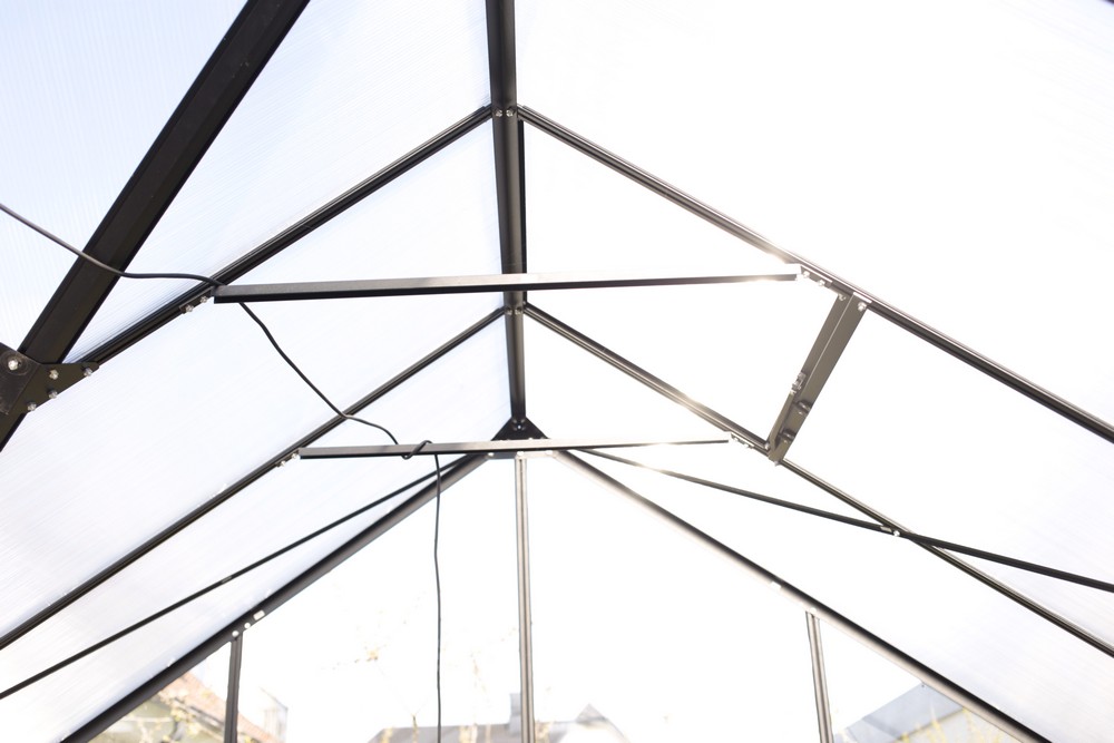 Drivhus Saturnus med herdet glass - 12,8 m² Drivhus Saturnus med herdet glass - 12,8 m²