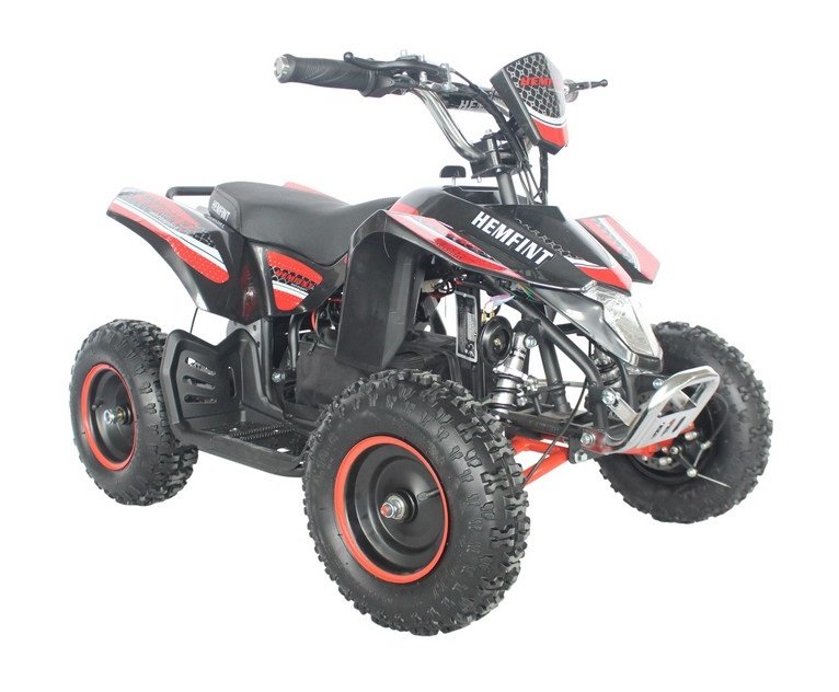 Elektrisk Quad - Sort/rød 500W + Lås kjede Elektrisk Quad - Sort/rød 500W + Lås kjede