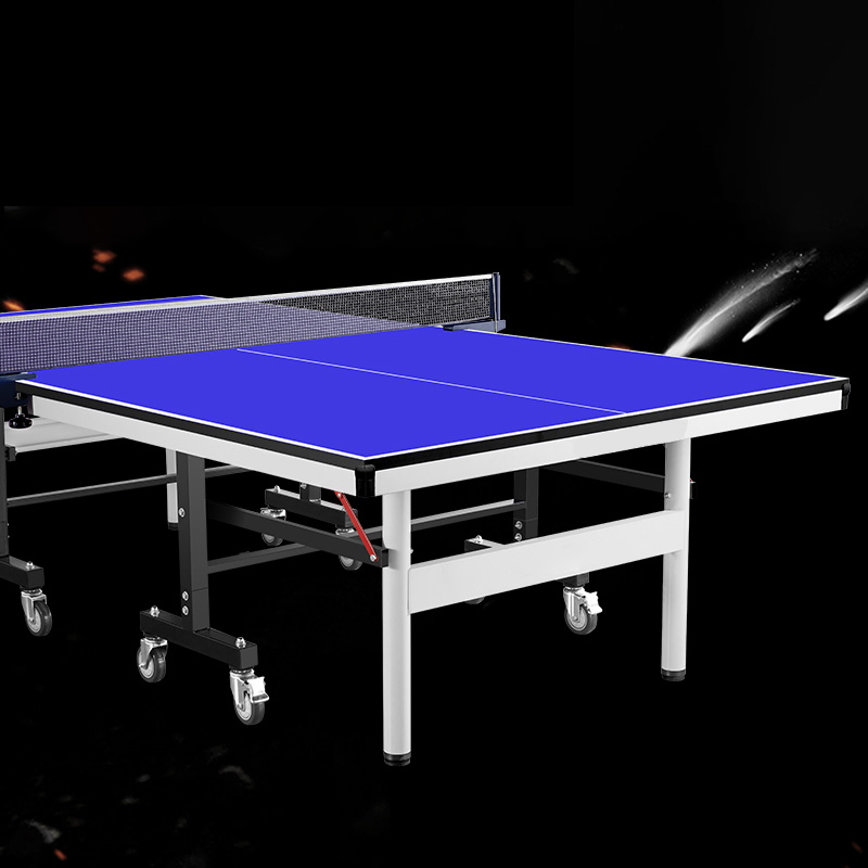 Bordtennisbord Deluxe - Sammenleggbart med hjul