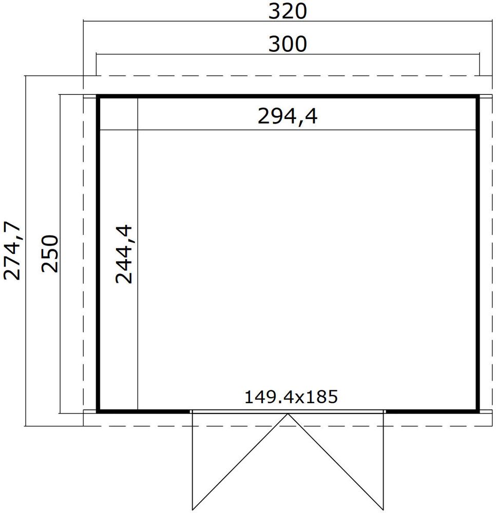 Bod Sammi F - 7,5 m² Bod Sammi F - 7,5 m²
