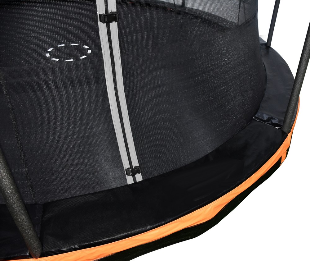 Nedgravd trampoline med sikkerhetsnett - 396 cm Nedgravd trampoline med sikkerhetsnett - 396 cm