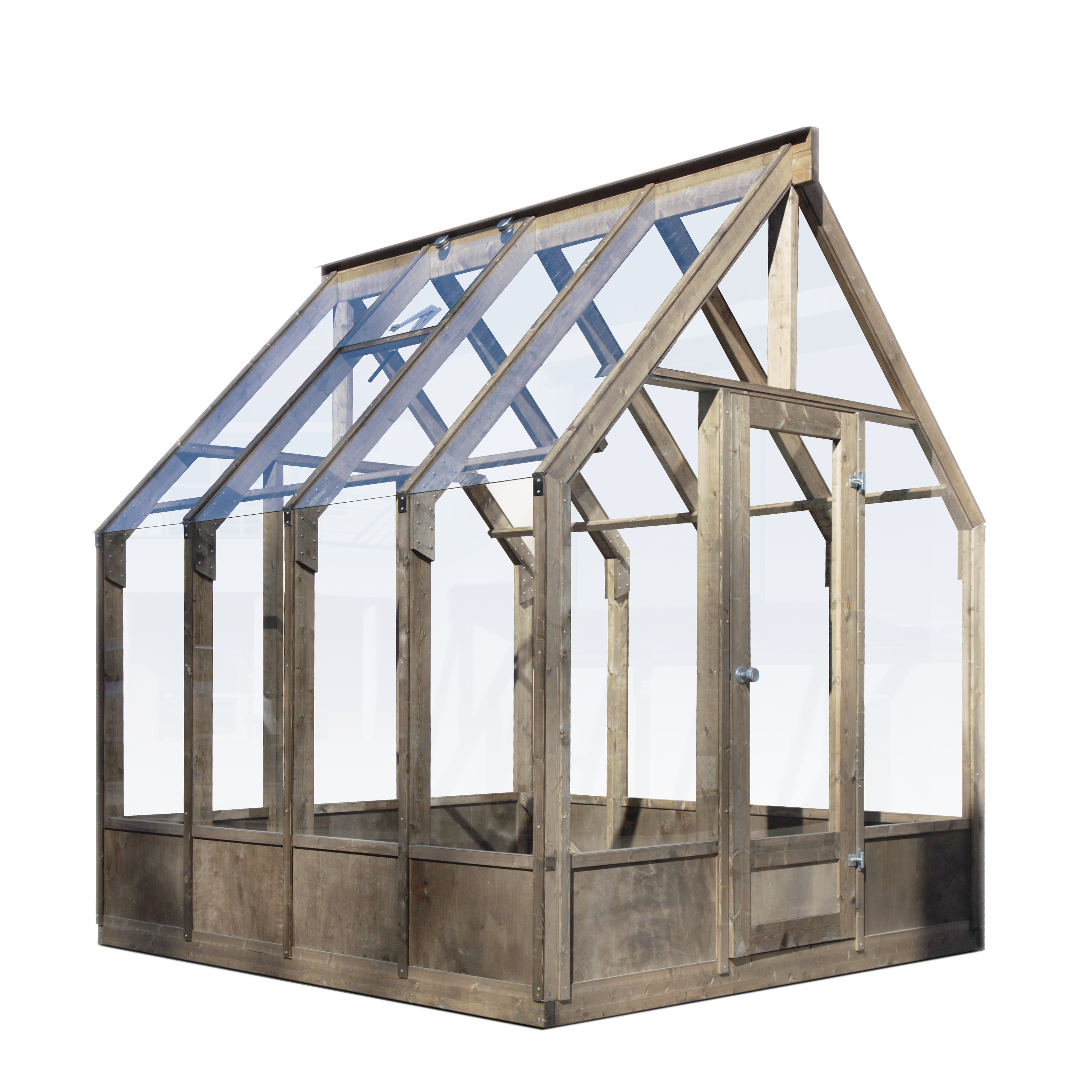 Drivhus Ophelia i tre - 5,4 m� + Drivhusrengj�ring