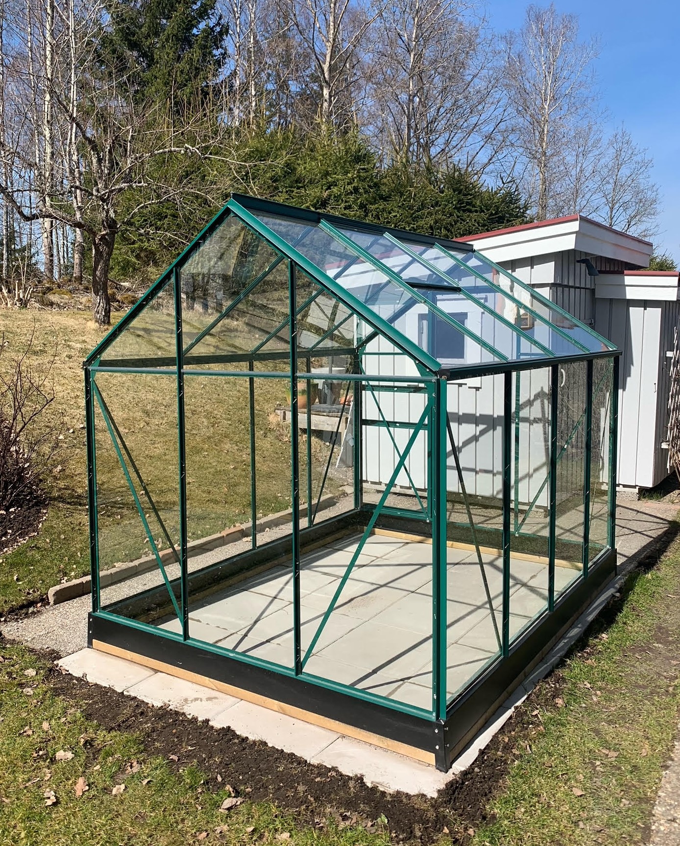 Drivhus Neptunus - 5 m� + Drivhusbord