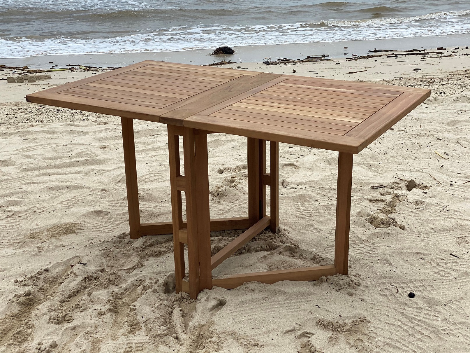 Salt� klaffbord 140 cm - Teak