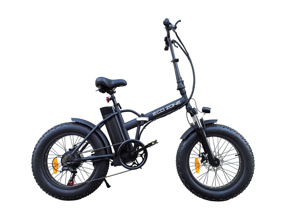 Elsykkel Fatbike Eco Zone Black + Lock
