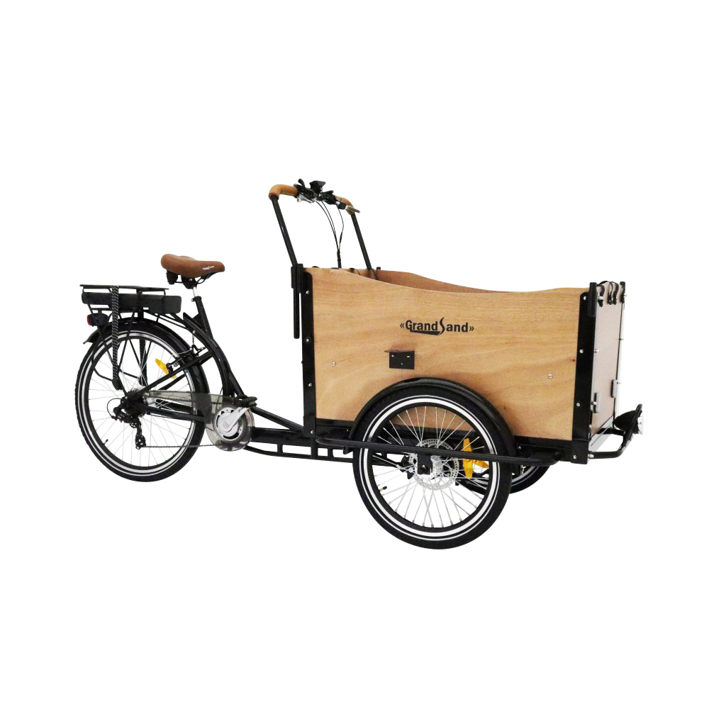 Lastesykkel med brun kasse - 250W Lastesykkel med brun kasse - 250W