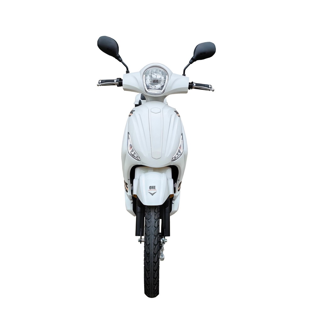 Elmoped 500W - Hvit + Reflekterende sele