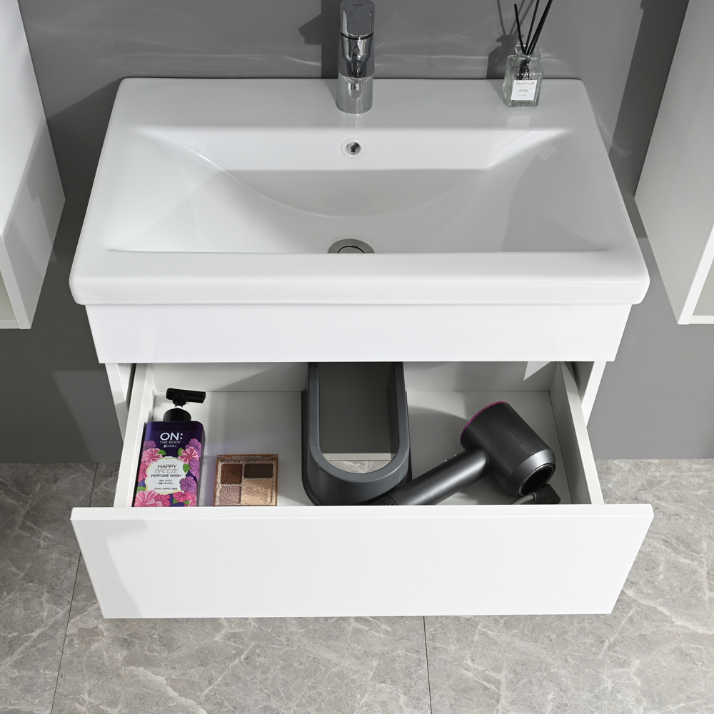 Baderomsm�bler Venezia 60 cm - Hvit med LED-belysning