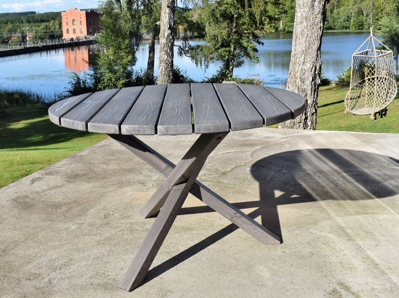 Scottsdale rundt utebord �112 cm - Gr�lasert