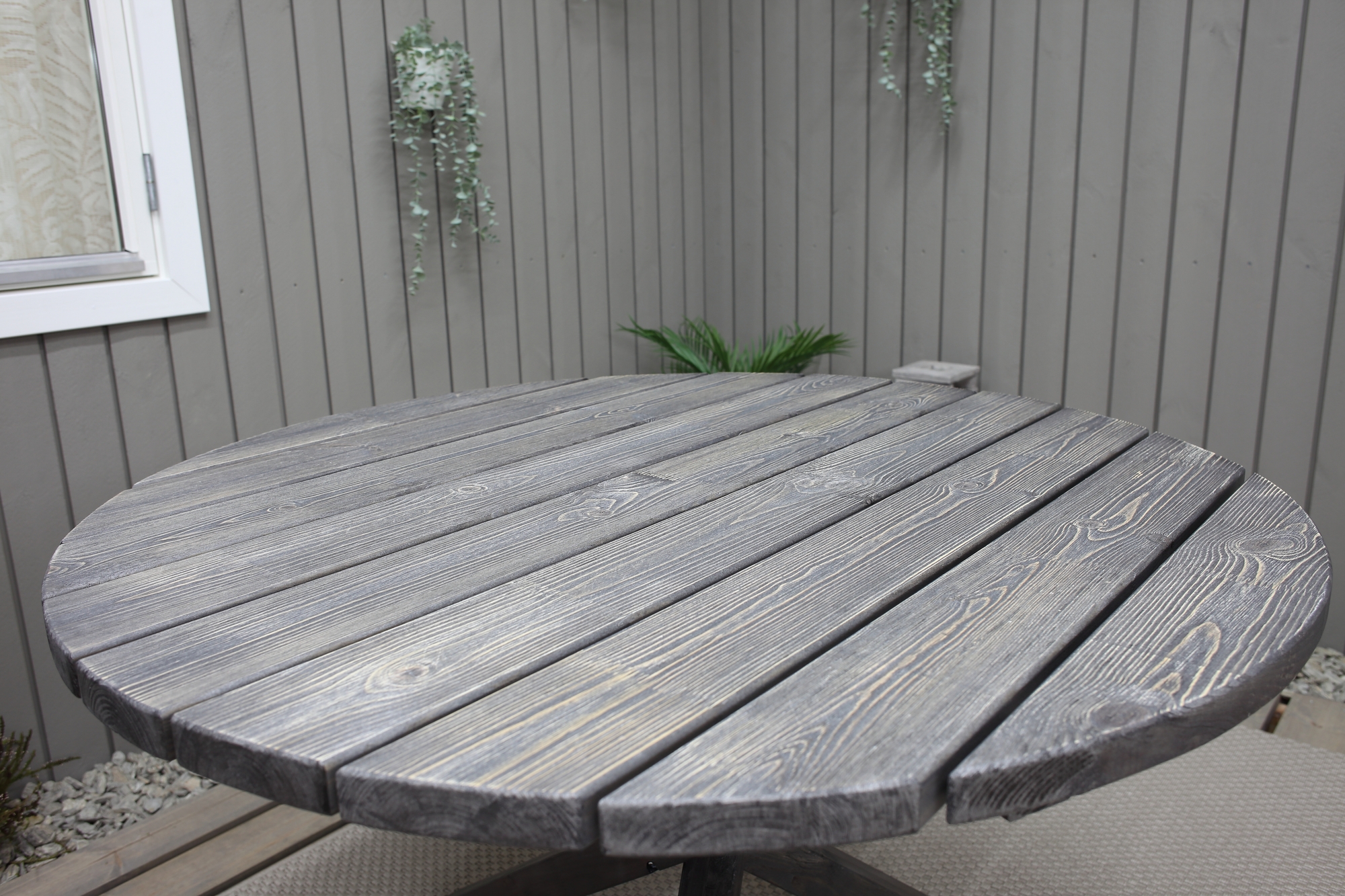 Scottsdale rundt utebord �112 cm - Gr�lasert