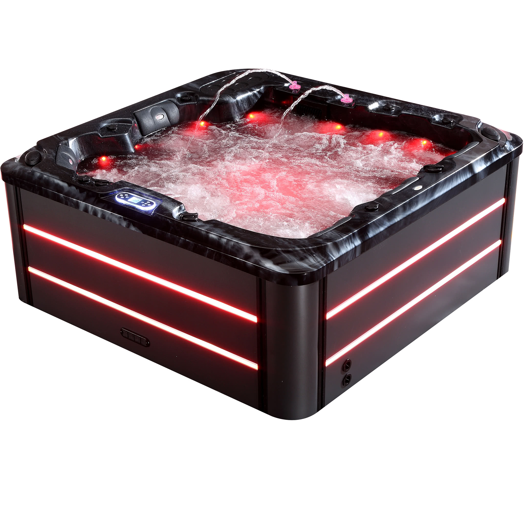 Badestamp Vivid Dreams WiFi - 5-6 personer - Svart utgave