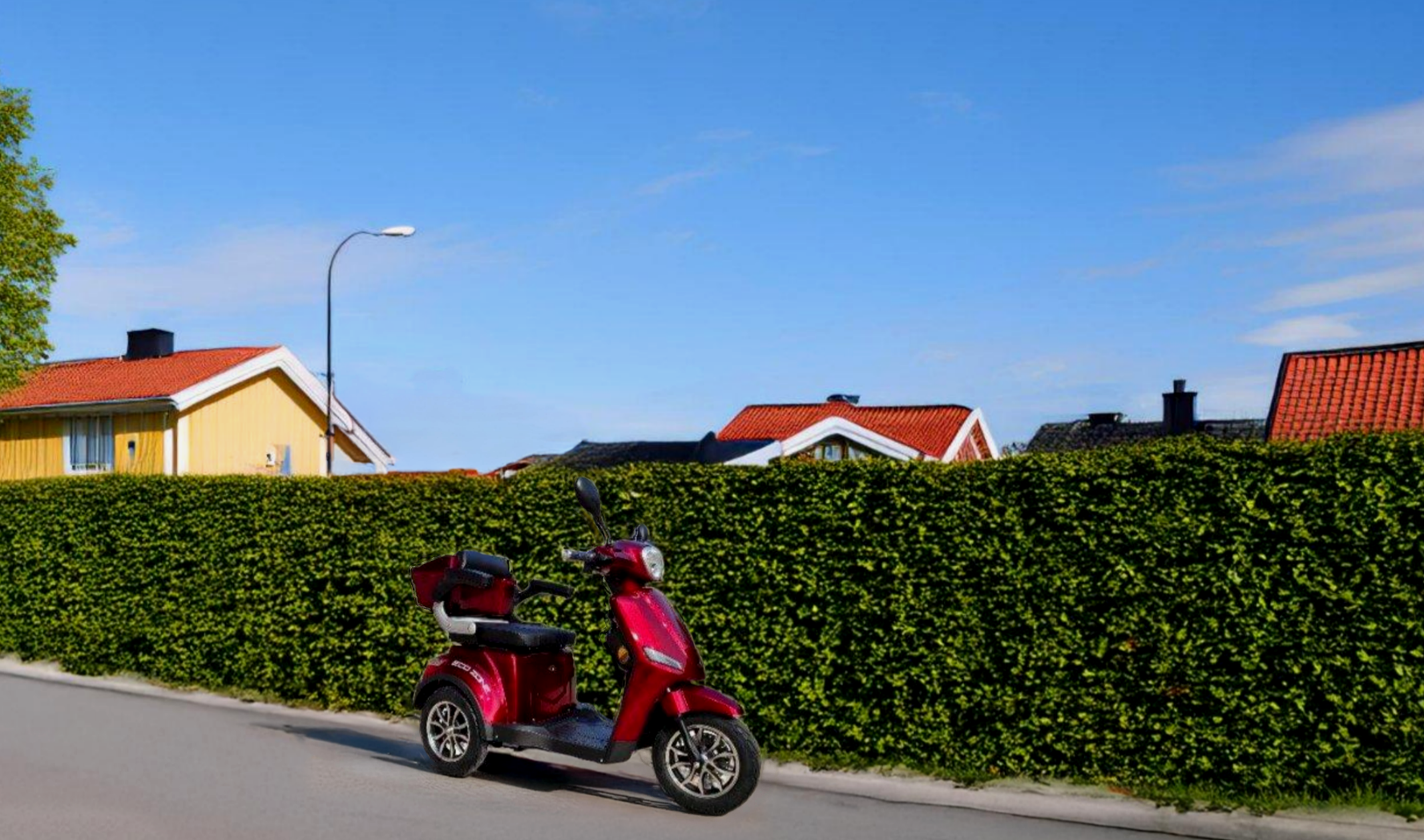 Gåscooter Eco Zone - Rød 800W Gåscooter Eco Zone - Rød 800W