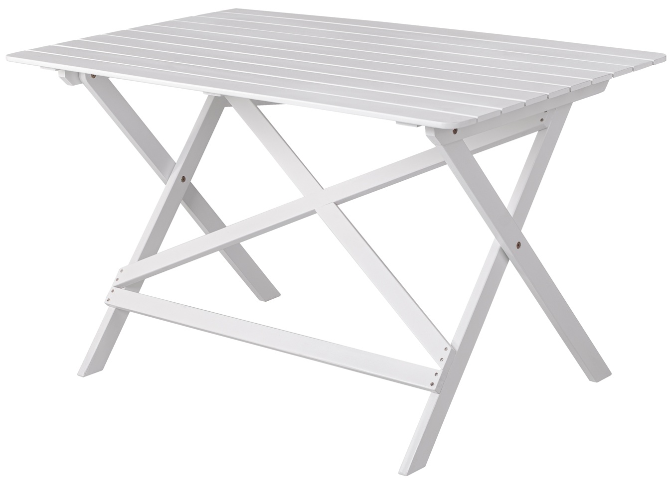 Knohult spisebord 125 cm - Hvit Knohult spisebord 125 cm - Hvit