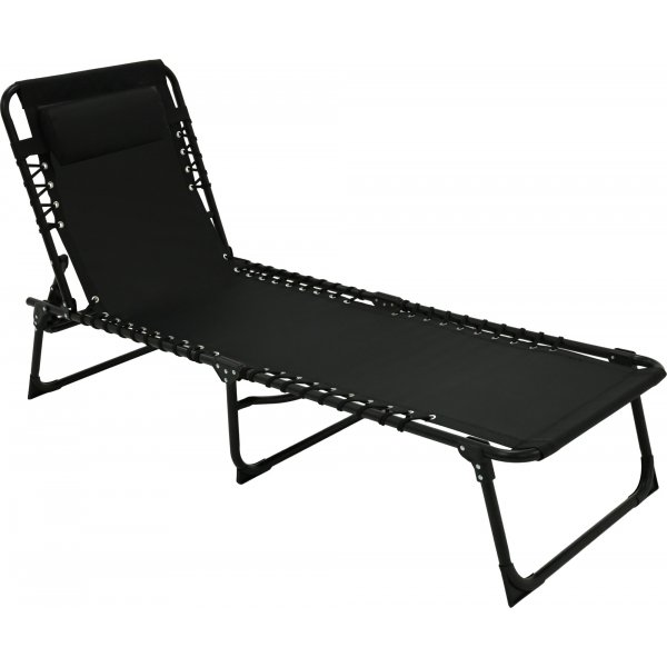 Örgryte solseng - Justerbar | Svart + Tekstilimpregnering for utemøbler Örgryte solseng - Justerbar | Svart + Tekstilimpregnering for utemøbler