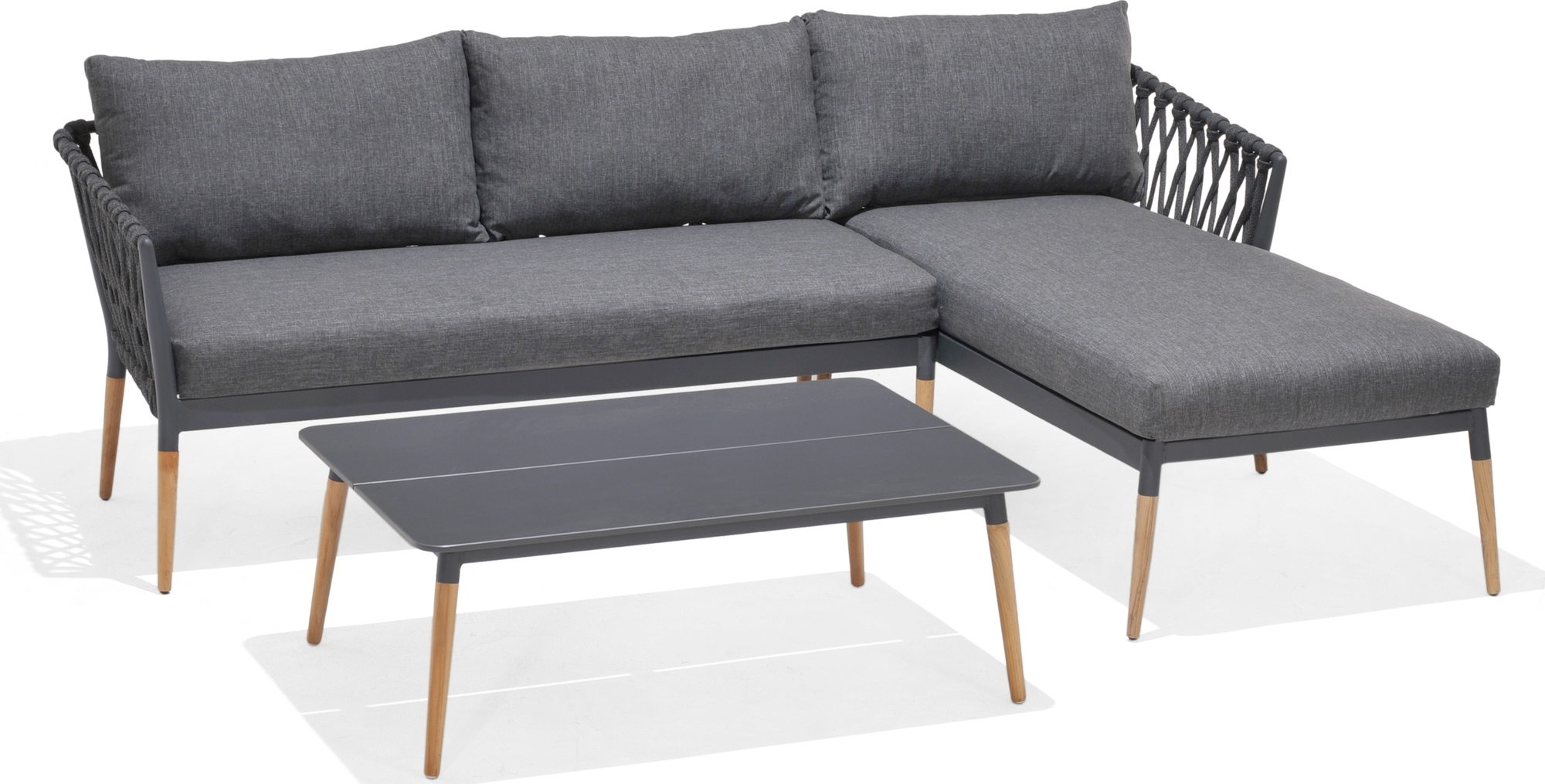 Utendørs loungesett Ipanema grå Olefin Lifestyle Garden Utendørs loungesett Ipanema grå Olefin Lifestyle Garden