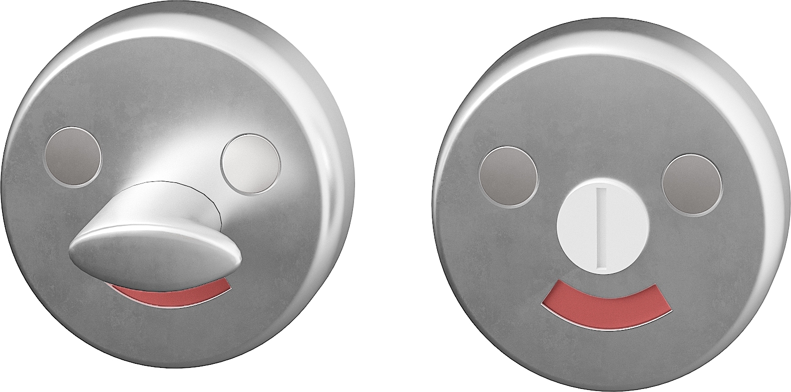 WC-lås - Aluminium WC-lås - Aluminium
