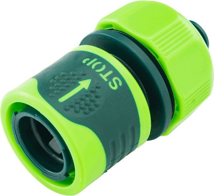 Hurtigkobling 3/4\\\" med vannstopper - sklisikker flate Hurtigkobling 3/4\\\" med vannstopper - sklisikker flate