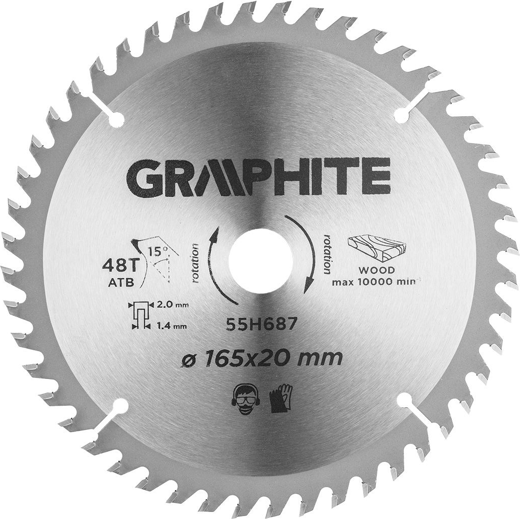 Stikksagblad med 165 X 20 MM HM-spisser Stikksagblad med 165 X 20 MM HM-spisser