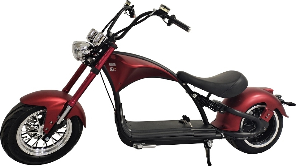 Elscooter Båge - Rød 2000W + Reflekterende sele Elscooter Båge - Rød 2000W + Reflekterende sele