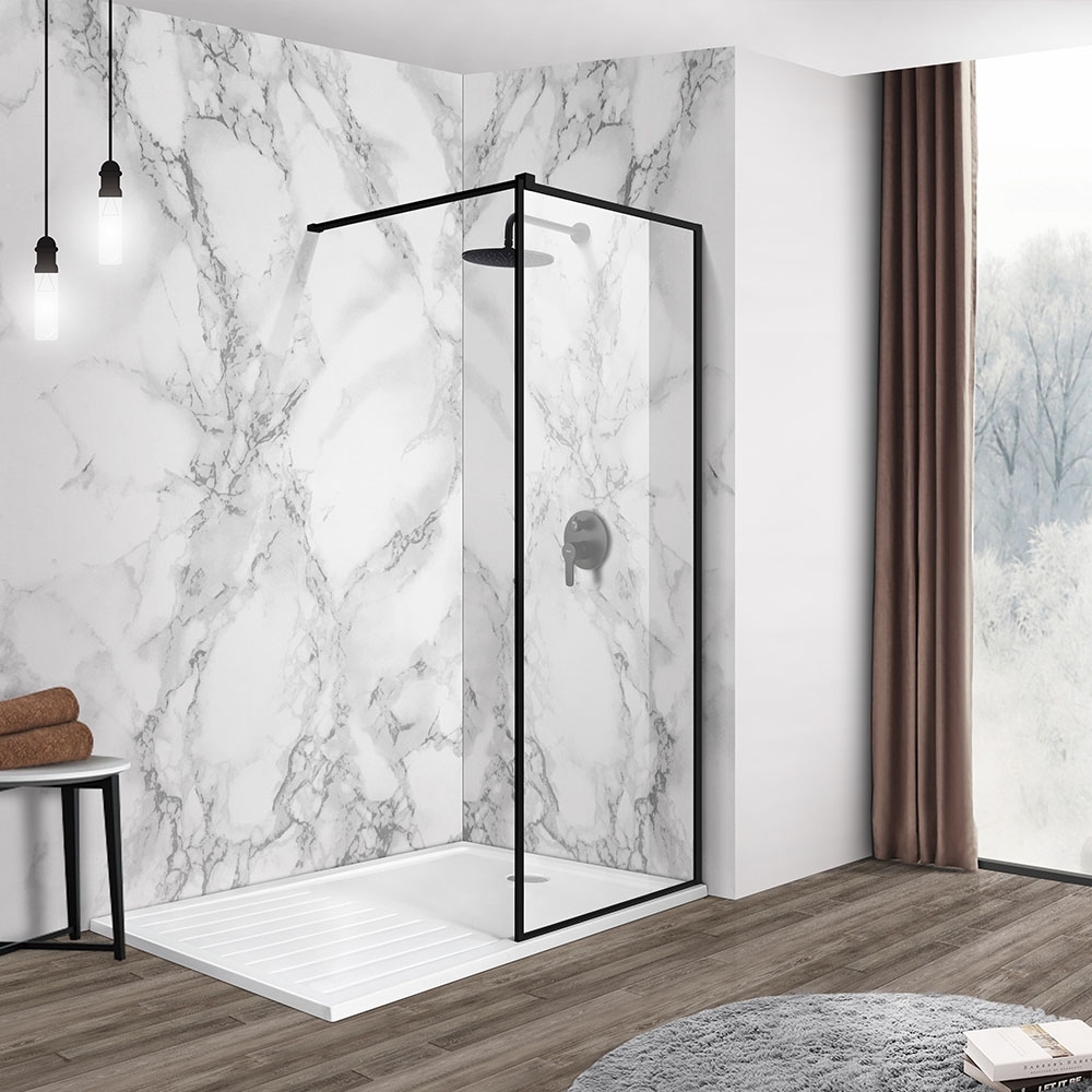 Industriell dusjvegg - 60 till 120 cm
