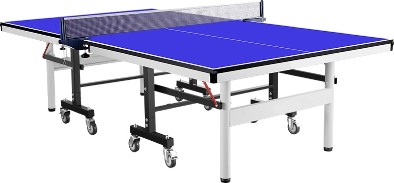 Bordtennisbord Deluxe - Sammenleggbart med hjul