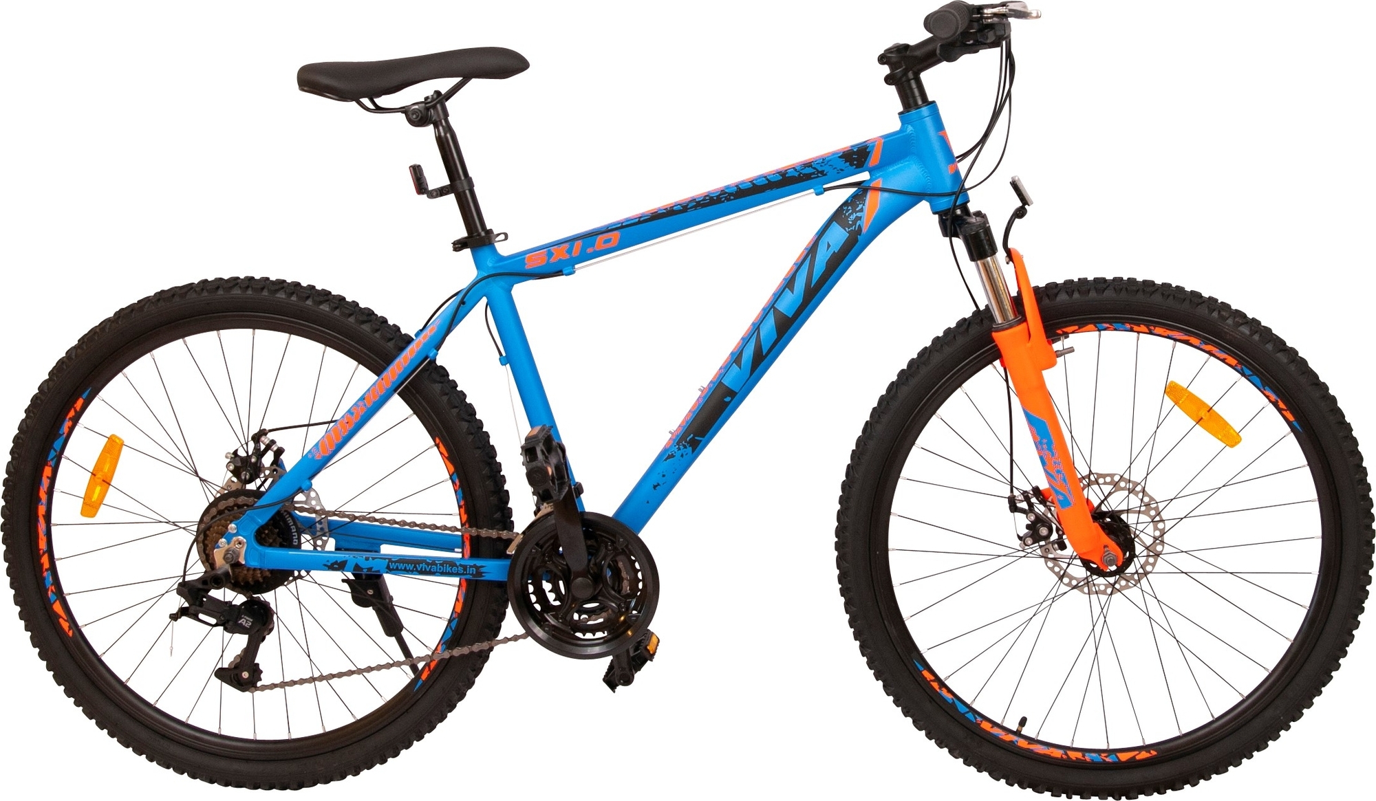 Terrengsykkel 26" Viva Trail - Bl� + L�s kjede