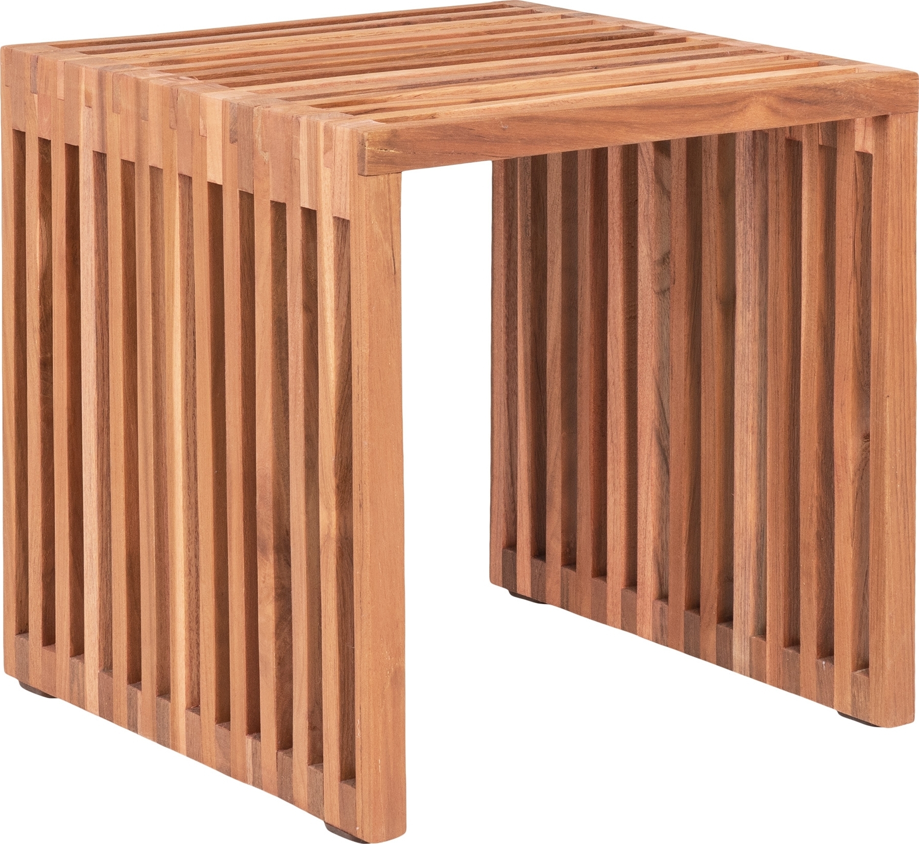 Salt� sidebord Teak 40 x 40 cm