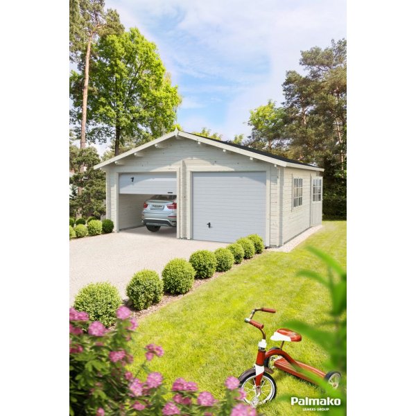 Garasje Roger med takport - 28,4 m² Garasje Roger med takport - 28,4 m²